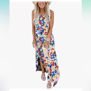 Colorful maxi dress